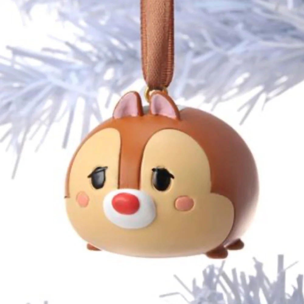 2 Disney Tsum Tsum Chip & Dale Holiday Christmas Ornaments‎